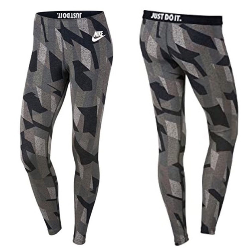 Nike NFK Skyscraper Print Running Tights Leggings Size Small